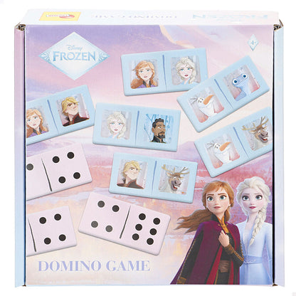 Dominó Frozen Disney con fichas ilustradas de sus personajes