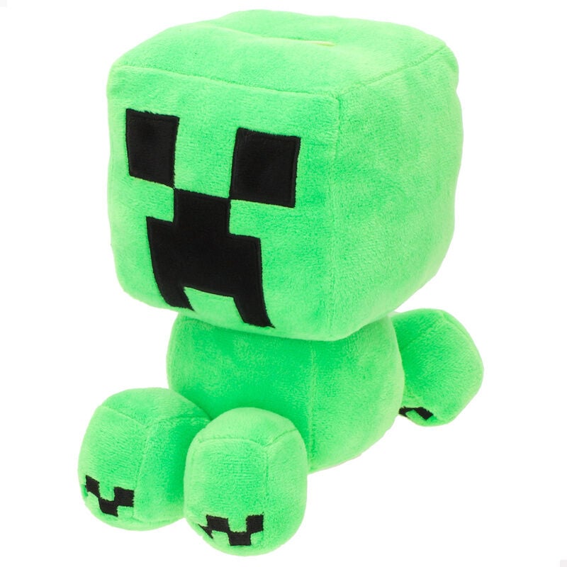 Hucha de peluche Minecraft Creeper verde de 20 cm