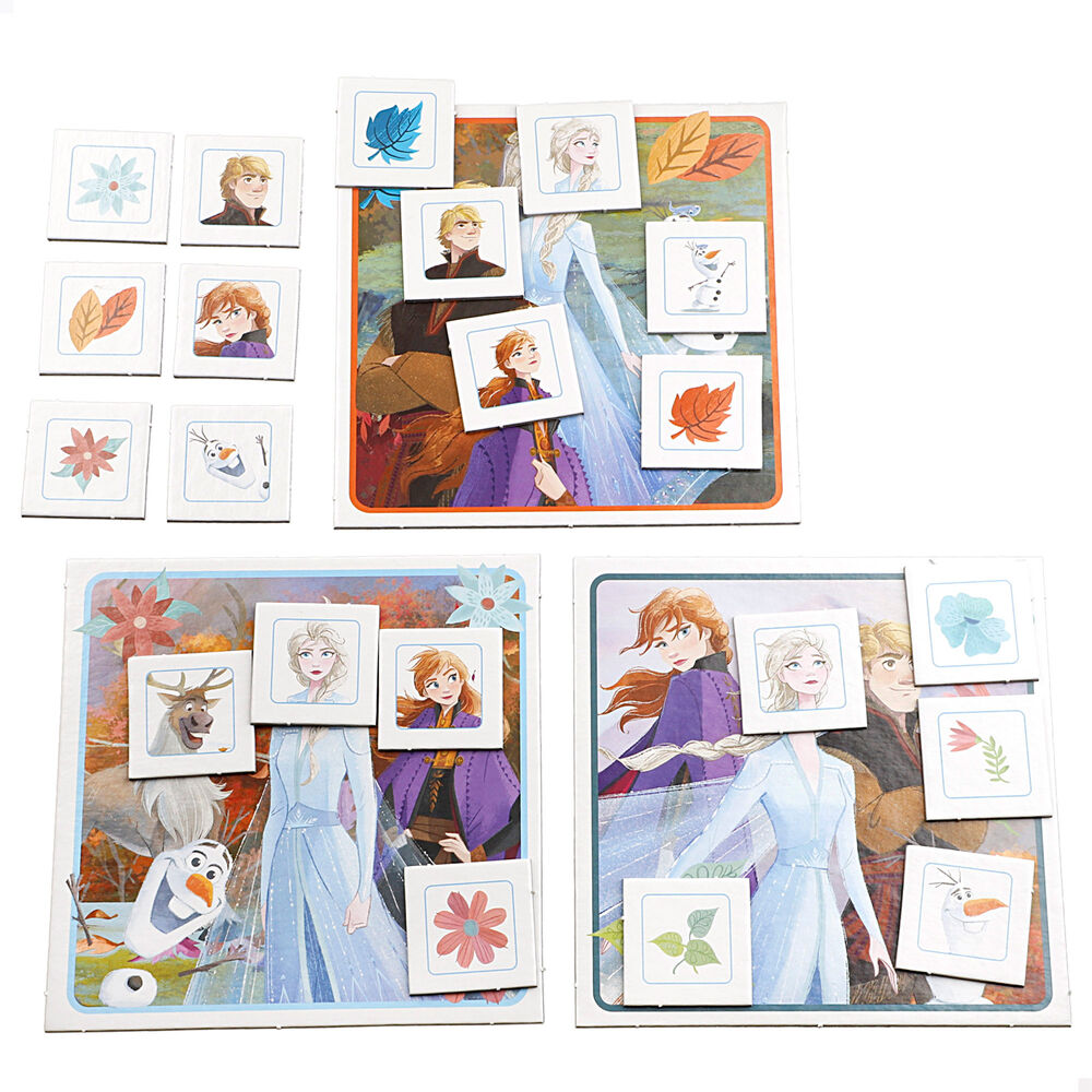 Bingo Frozen Disney con Anna, Elsa, Kristoff y Olaf - 2