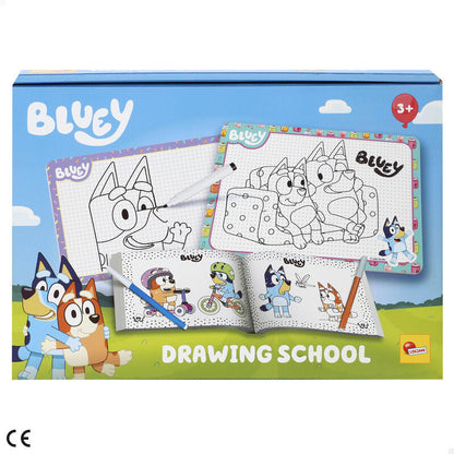 Escuela de Dibujo Bluey con láminas ilustradas y personajes de la serie - 2