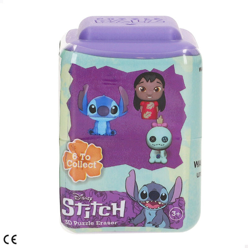 Cápsula puzzle 3D de goma de borrar Disney Stitch - 3