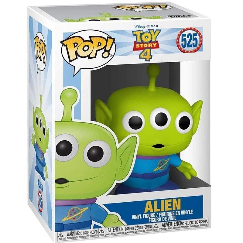 Figura Funko POP de Alien de Toy Story 4 con traje espacial azul - 3