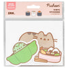 Set de dos pegatinas de vinilo Pusheen con diseños de sushi