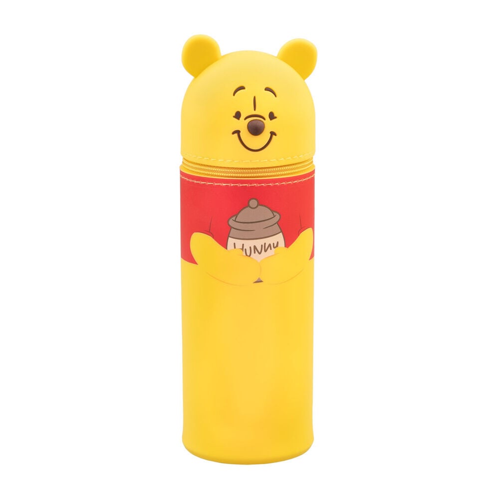 Estuche portatodo 3D amarillo de Winnie the Pooh con tarro de miel