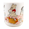 Bote portalápices cerámico de Winnie the Pooh Disney con escena de picnic