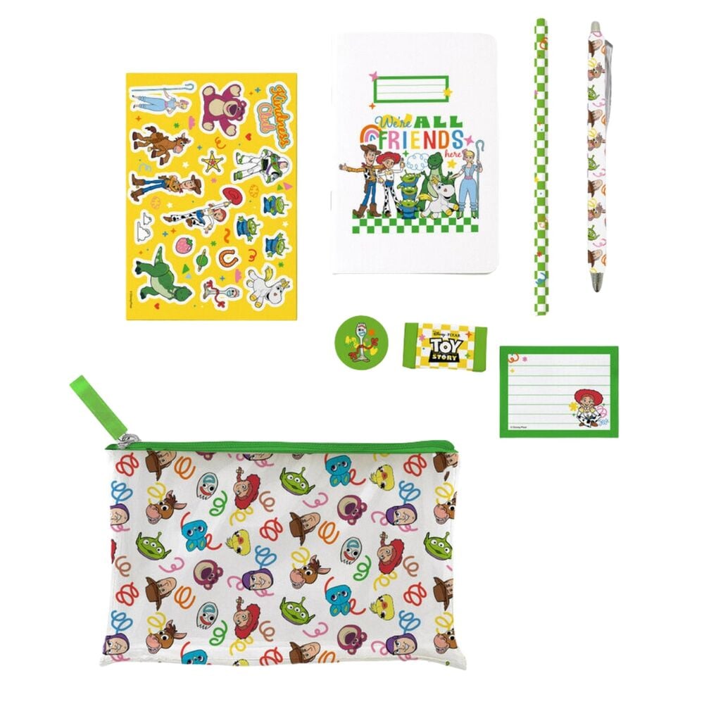 Set de papelería Toy Story Disney Pixar con estuche y accesorios