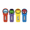 Set de cuatro subrayadores Avengers Marvel con toppers de superhéroes