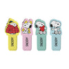 Set de cuatro subrayadores Snoopy con toppers en tonos pastel