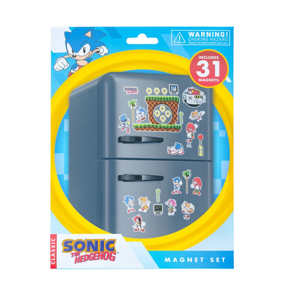 Set de 31 imanes troquelados de Sonic the Hedgehog ERIK