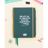 Cuaderno A4 para profes Pedrita Parker verde con espiral dorada