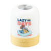 Lámpara de ambiente Minions Lazy Days blanca y amarilla