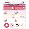 Lámina de etiquetas adhesivas Love Season con diseños de Snoopy