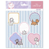 Etiquetas adhesivas Disney de Los Aristogatos con Marie y diseños decorativos