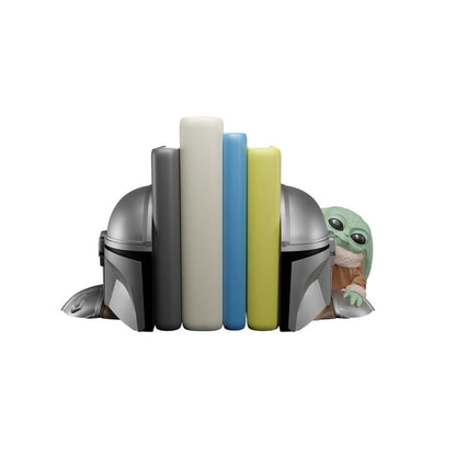 Sujetalibros de The Mandalorian y Grogu Star Wars con libros - 2
