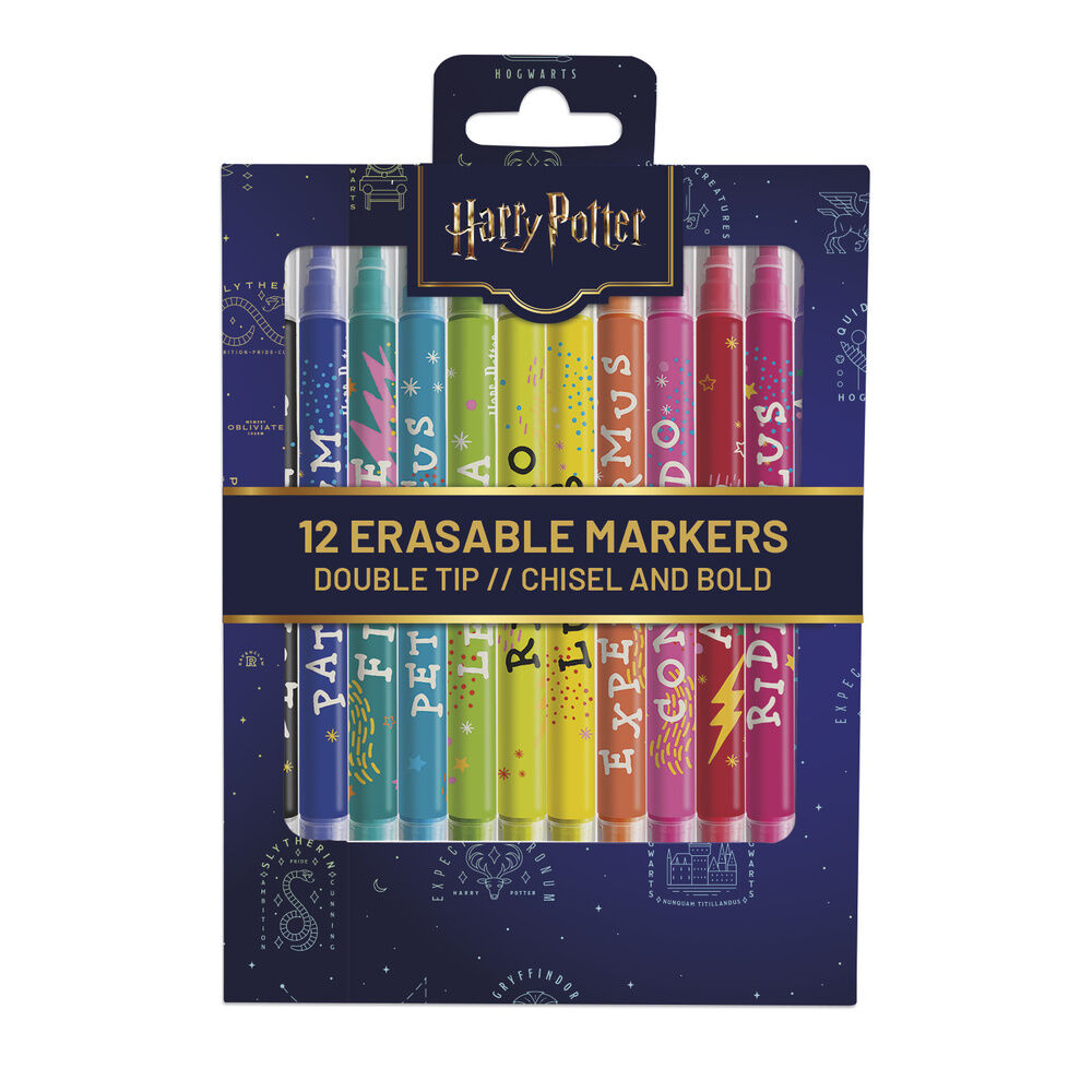 Set de 12 rotuladores borrables ERIK de Harry Potter - 2