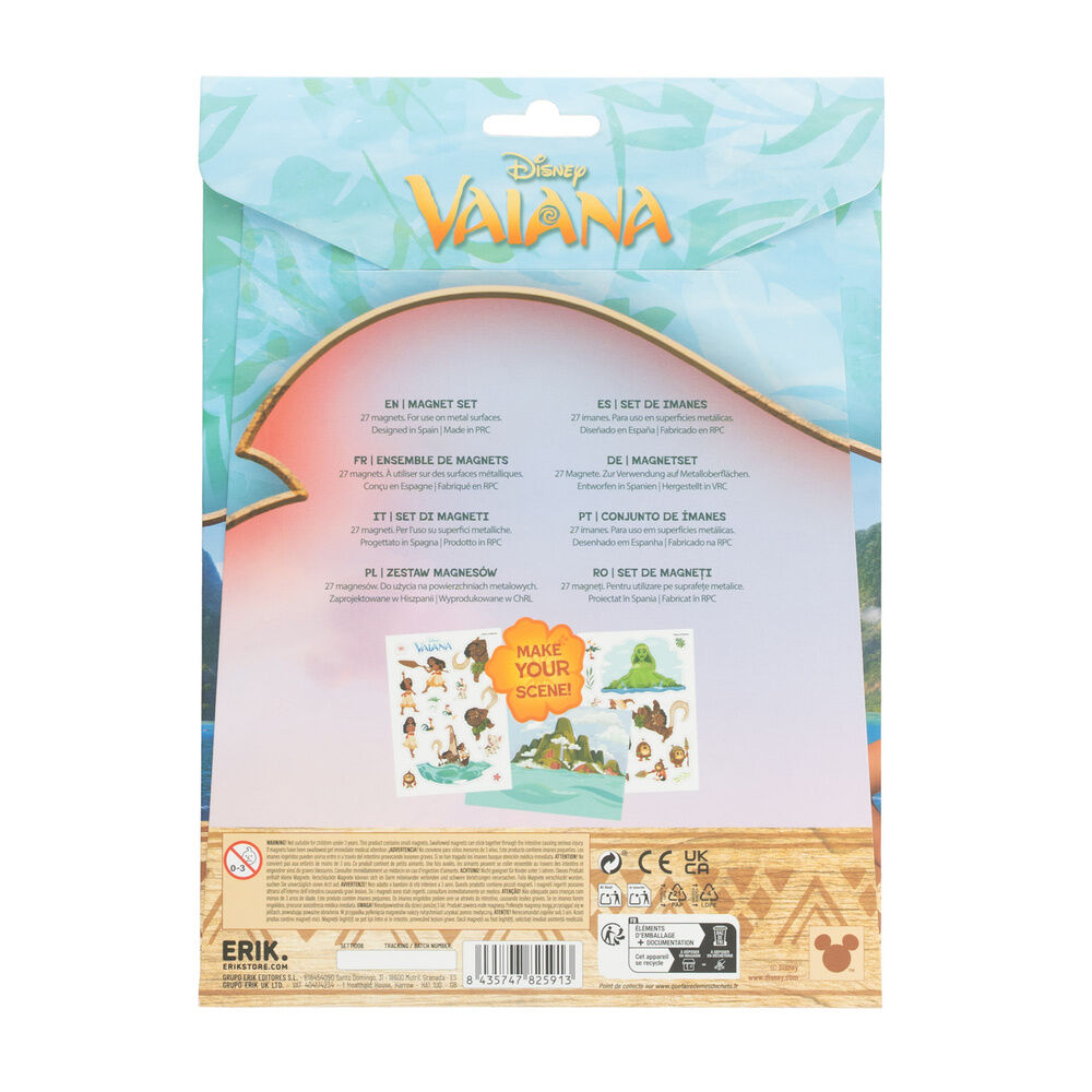 Set de 27 imanes troquelados Disney Vaiana Moana - 2