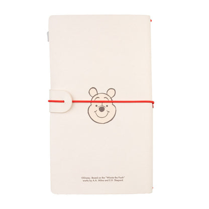 Cuaderno de viaje Winnie the Pooh y Piglet con cierre elástico rojo - 2