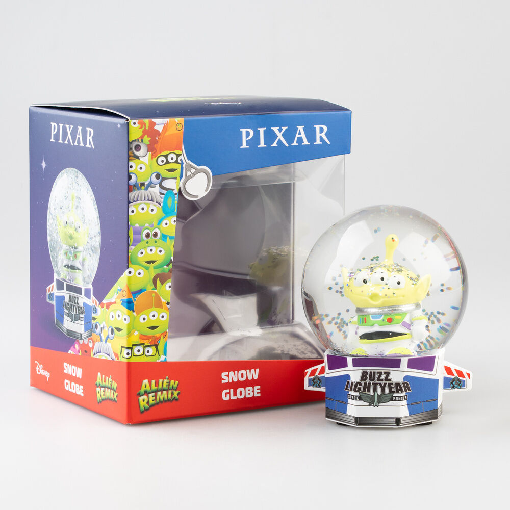 Bola de nieve del Alien de Toy Story con base de Buzz Lightyear - 2