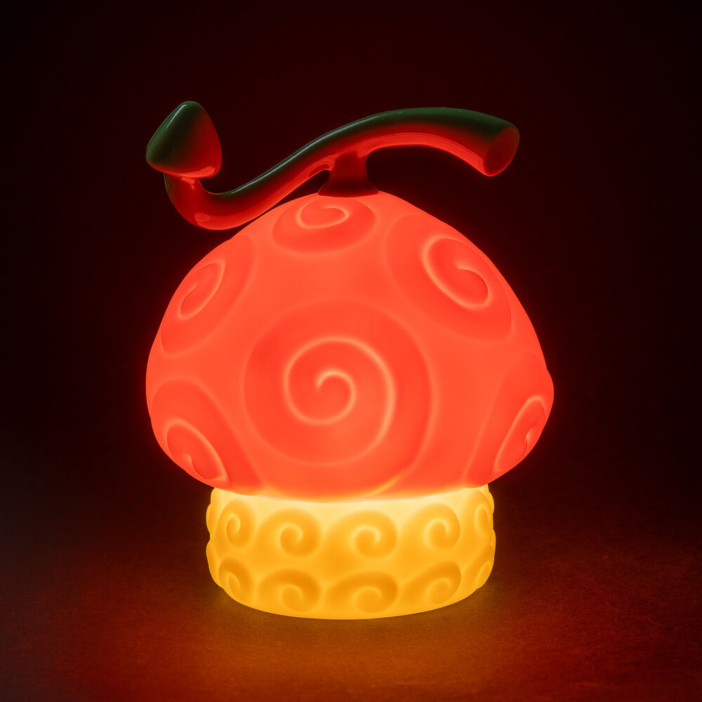 Lámpara Fruta Human-Human de One Piece roja con tallo verde - 2