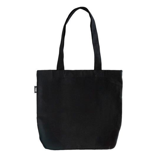 Bolsa de tela negra ERIK con logo BTS blanco - 2