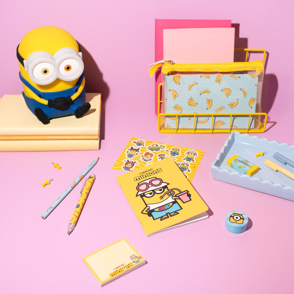Set de papelería ERIK Minions con cuaderno A6 y accesorios - 3