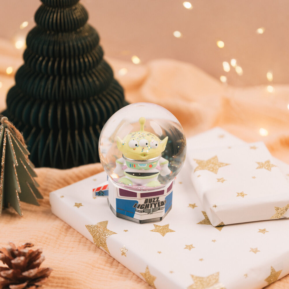 Bola de nieve del Alien de Toy Story con base de Buzz Lightyear - 4