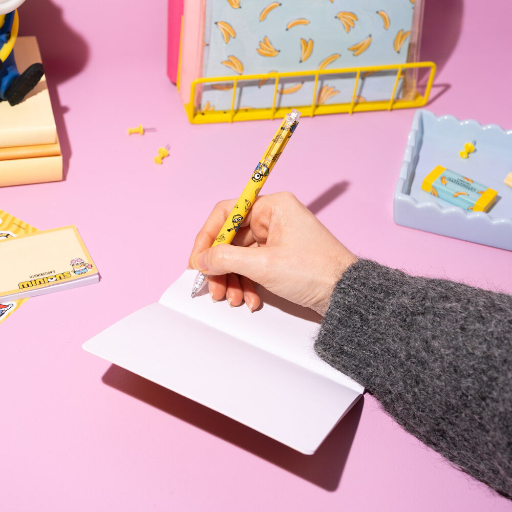 Set de papelería ERIK Minions con cuaderno A6 y accesorios - 4