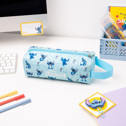 Portatodo azul claro de Stitch Disney con asa lateral - 4