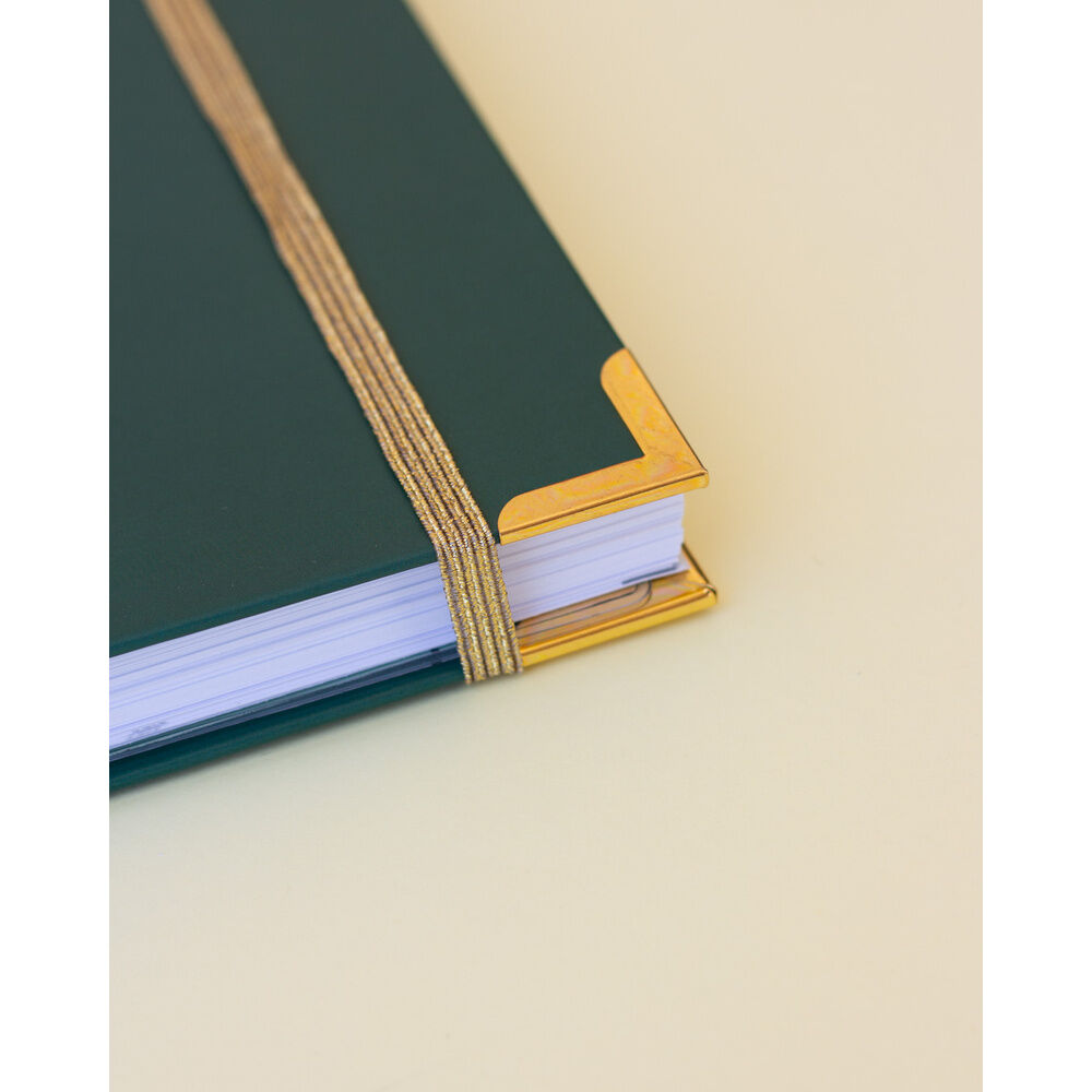Cuaderno A4 para profes Pedrita Parker verde con espiral dorada - 5