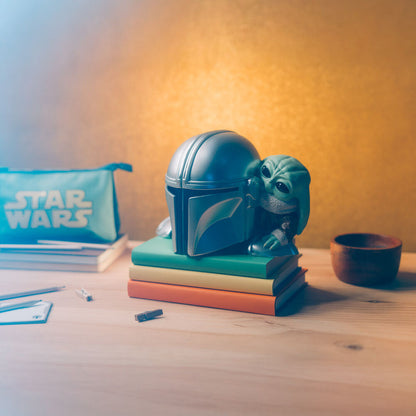 Sujetalibros de The Mandalorian y Grogu Star Wars con libros - 5