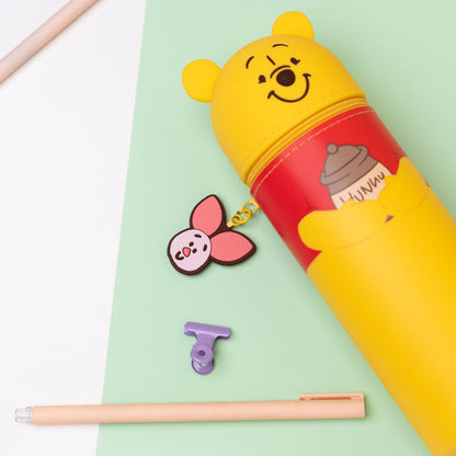 Estuche portatodo 3D amarillo de Winnie the Pooh con tarro de miel - 6