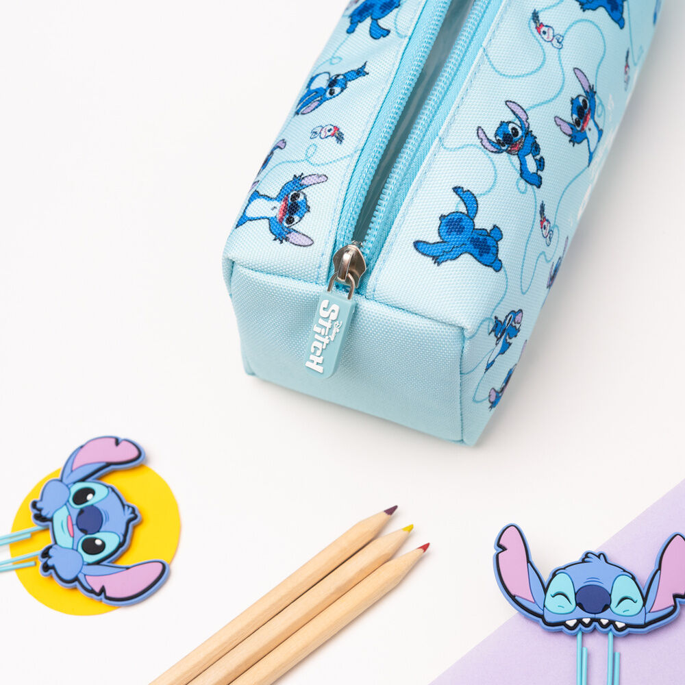 Portatodo azul claro de Stitch Disney con asa lateral - 6