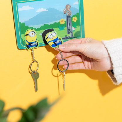Colgador de llaves Minions ERIK con dos llaveros magnéticos - 6