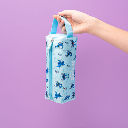 Portatodo azul claro de Stitch Disney con asa lateral - 7