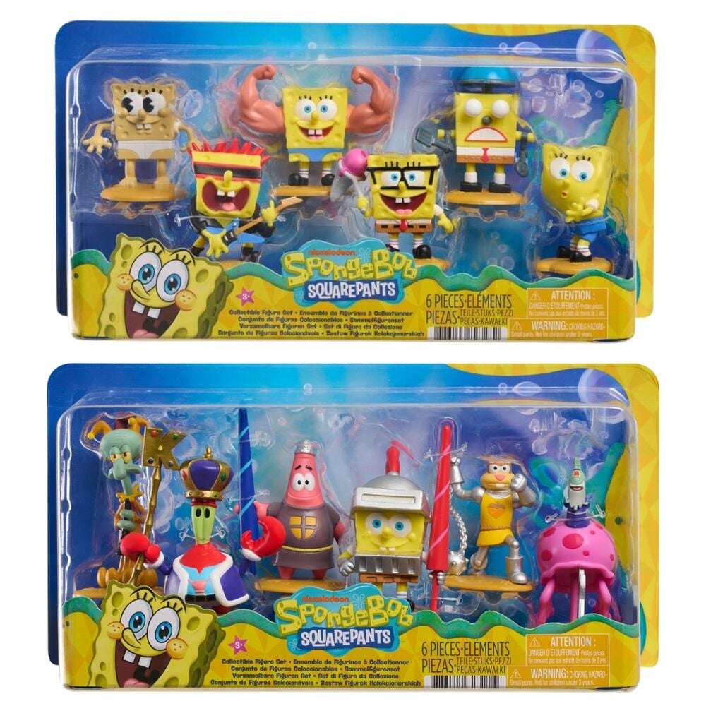 Blíster surtido de figuras de Bob Esponja de Just Play