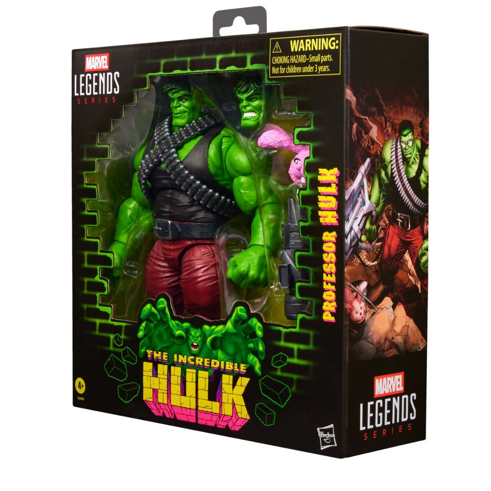 Figura articulada Professor Hulk Marvel Legends de 15 cm con accesorios - 8