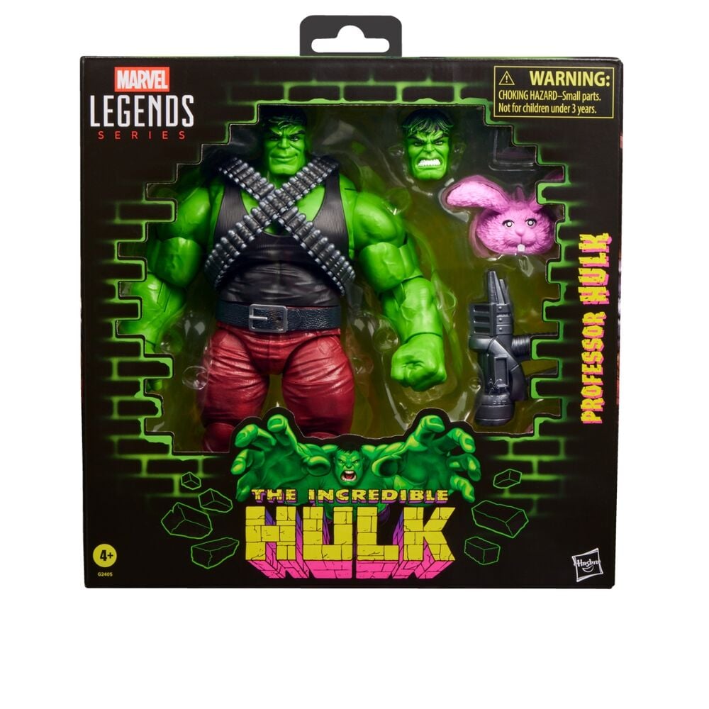 Figura articulada Professor Hulk Marvel Legends de 15 cm con accesorios