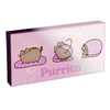 Lienzo luminoso Pusheen Purrito con tres escenas y estrellas