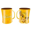 Taza amarilla con Simba de El Rey León Disney en relieve