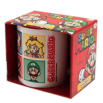 Taza de cerámica Super Mario Bros con Mario, Luigi, Toad y Peach - 2