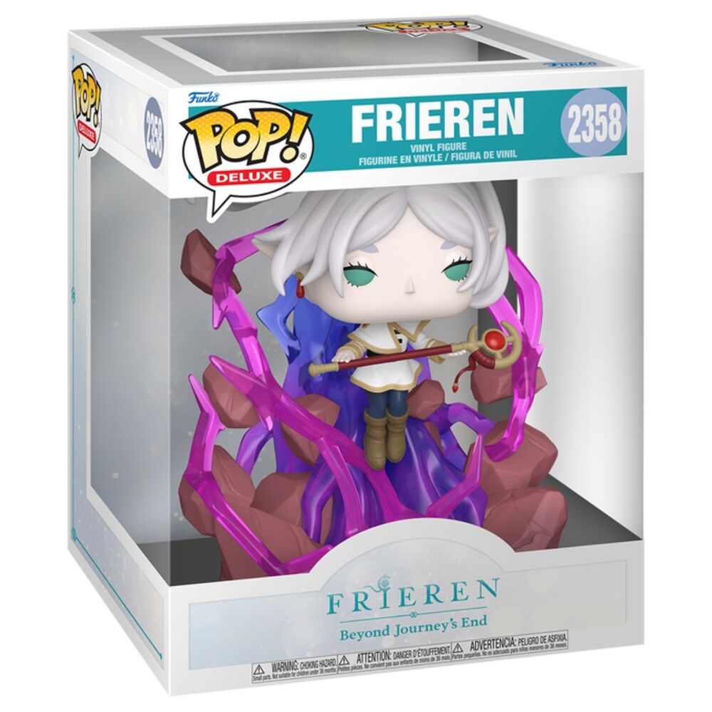 Figura Funko POP! Deluxe de Frieren con bastón y efectos fucsias - 2