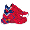 Deportivas F.C. Barcelona rojas y azules con escudo lateral