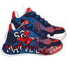 Deportivas Spider-Man Marvel azules, rojas y blancas con velcro