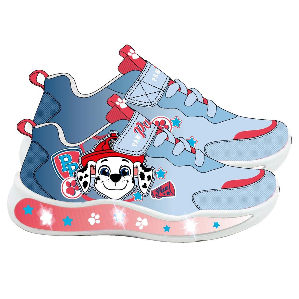 Deportivas infantiles Paw Patrol con luces y diseño de Marshall