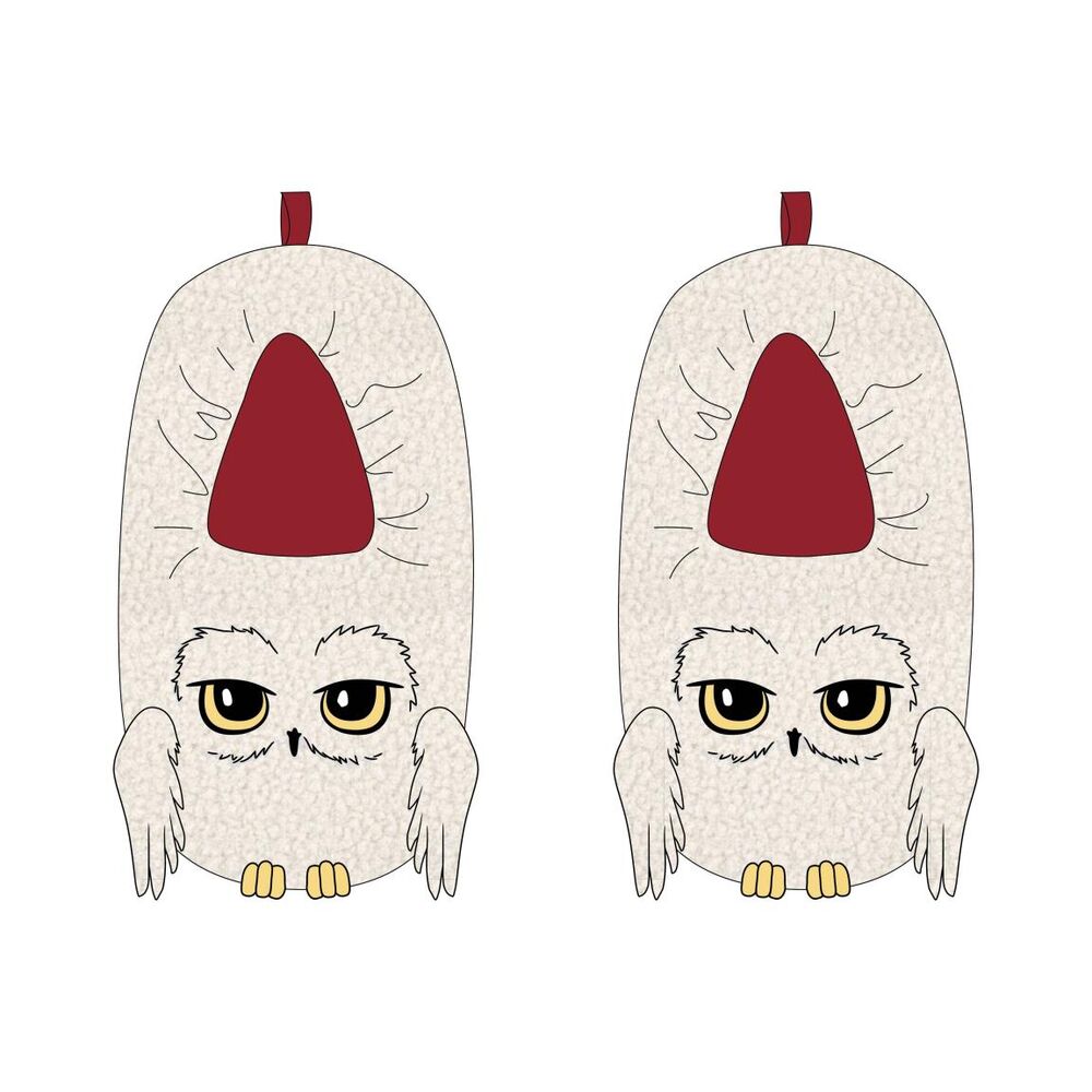 Pantuflas 3D Harry Potter con diseño de búho