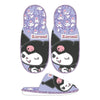 Pantuflas moradas de Kuromi Hello Kitty
