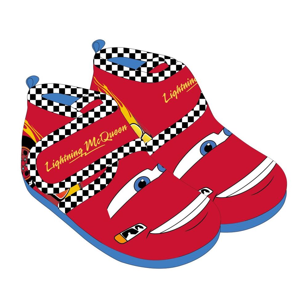 Pantuflas rojas Disney Cars con Lightning McQueen