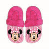 Pantuflas rosas de Minnie Disney con lazo de lunares