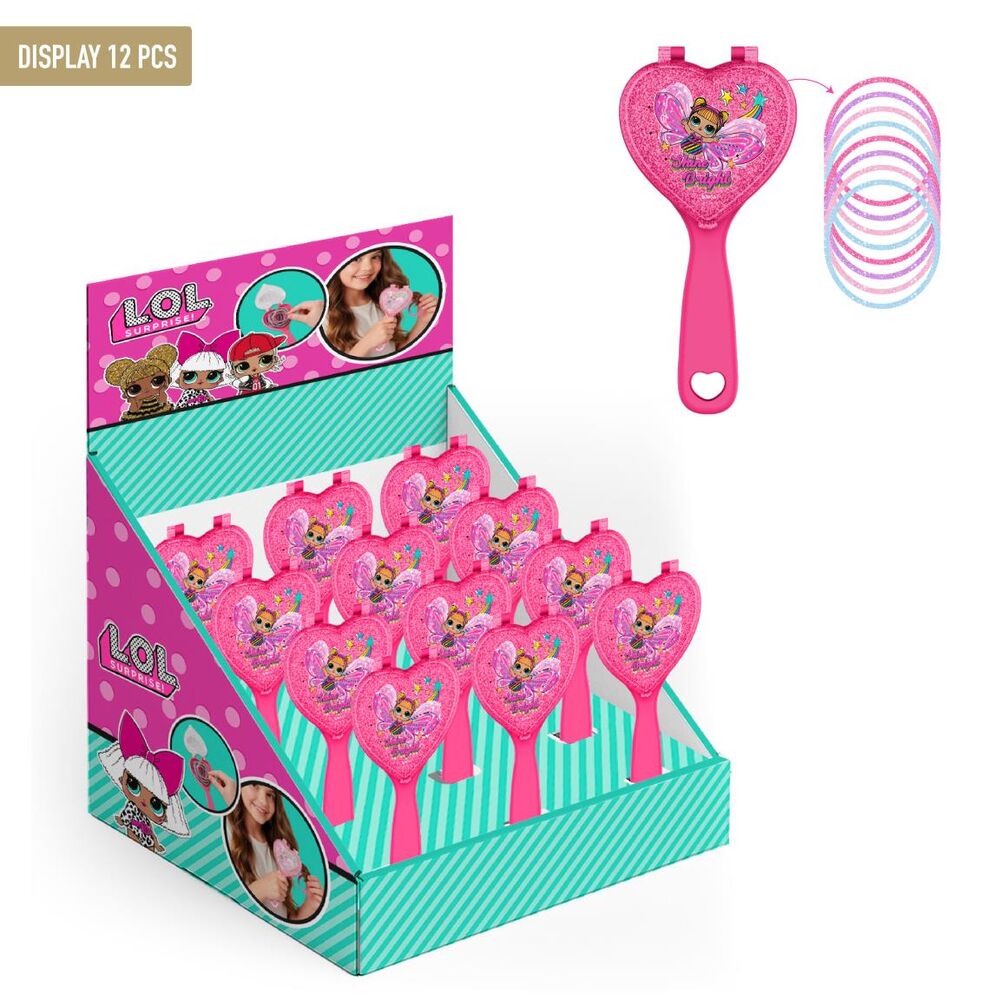 Cepillo rosa Baby L.O.L. Surprise con forma de corazón