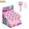 Cepillo de pelo rosa con forma de corazón y diseño de Minnie Disney